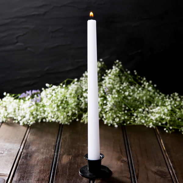 White Taper Candles